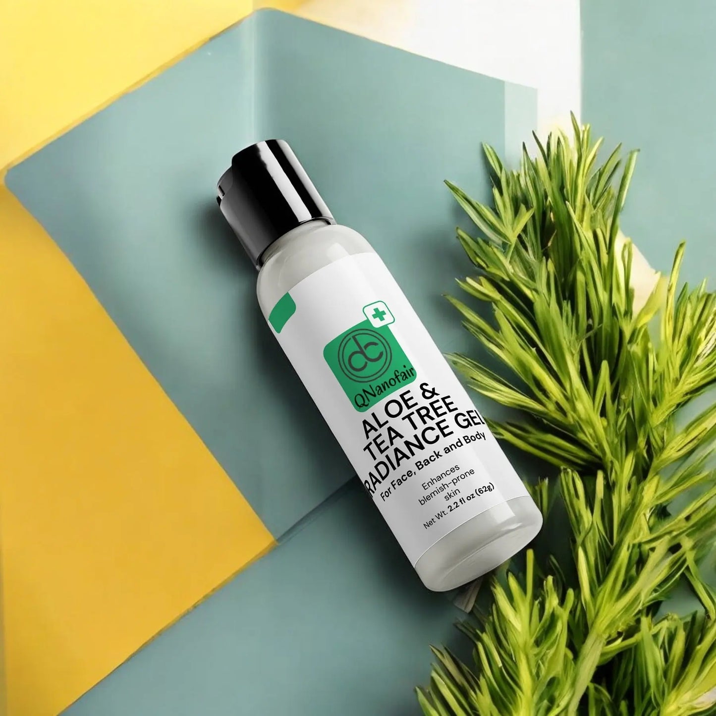 QNanofair Aloe & Tea Tree Radiance Gel Vitamin-C QNanofair