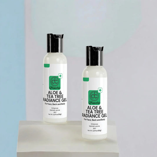 Aloe & Tea Tree Radiance Gel Pack of 2 QNanofair